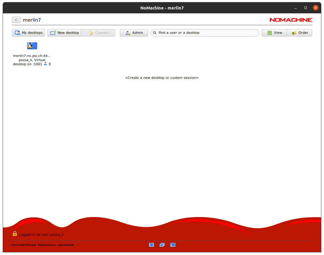 Open an existing Session