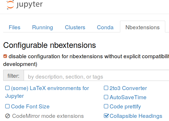 notebook extensions