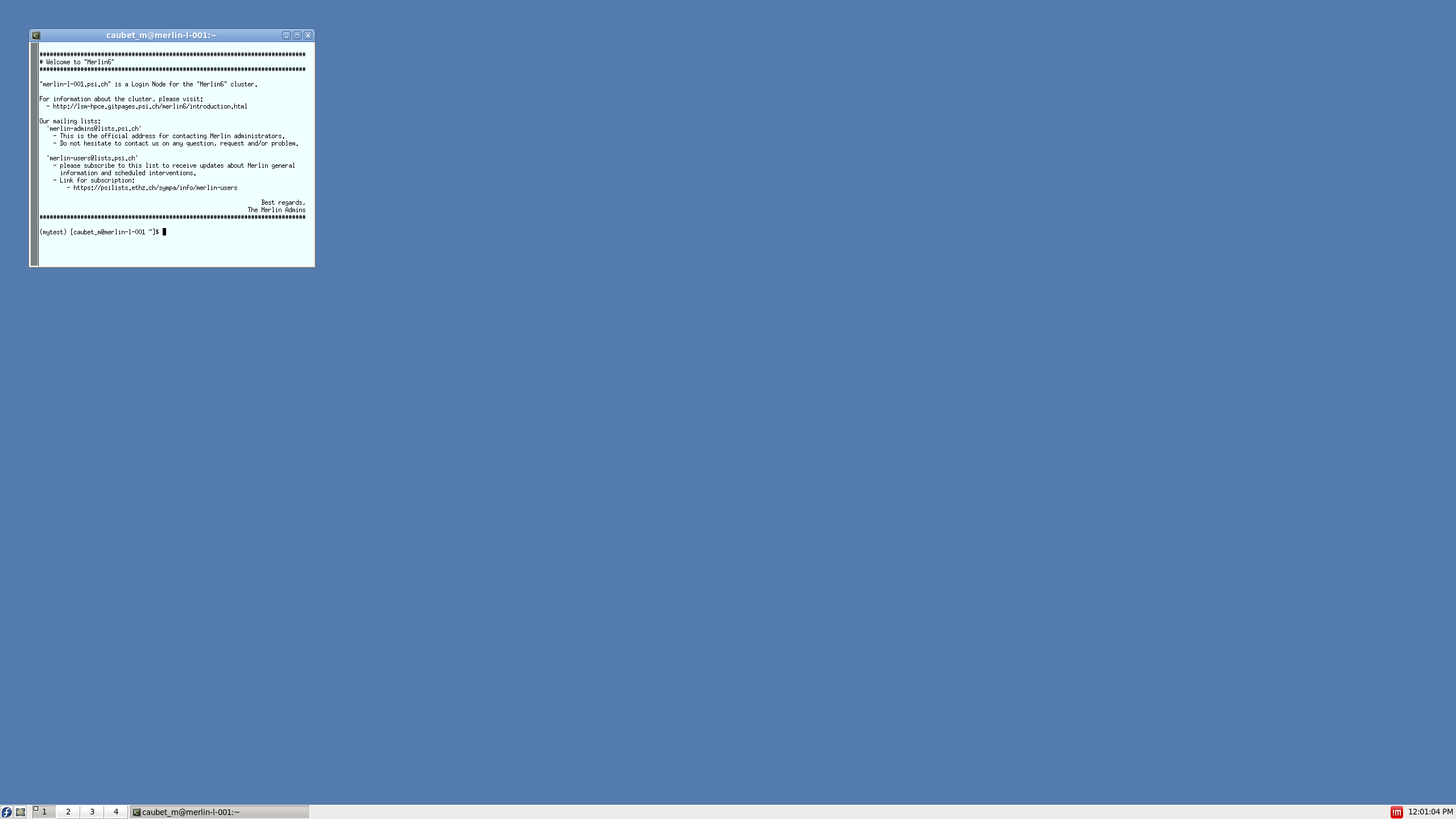 NoMachine Session: LightDM Desktop