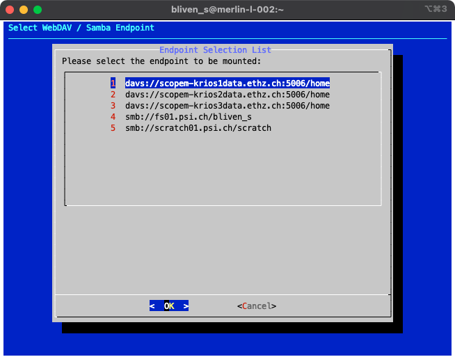 merlin_rmount --select-mount