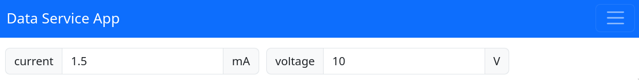 Web interface with rendered units
