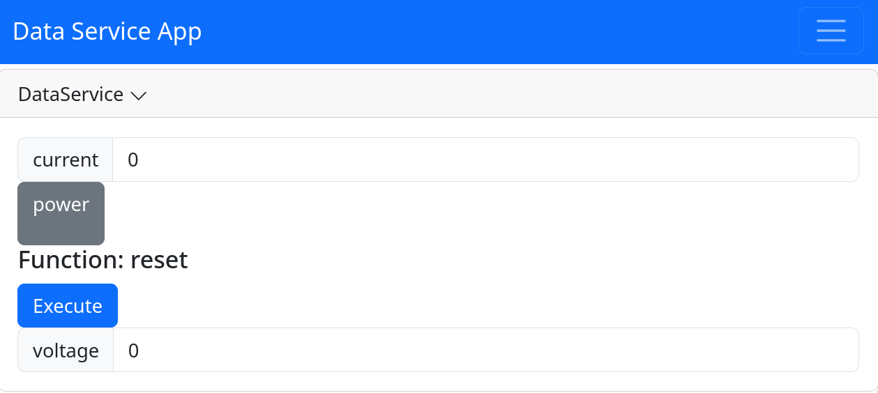 Web Interface