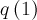 q\,(1)