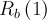 R_b\,(\text{1})
