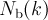 N_{\mathrm{b}}(k)