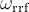 \omega_{\rm rrf}
