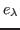 $ e_\lambda$