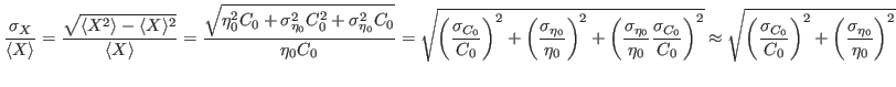 $\displaystyle {\ensuremath{\displaystyle{\frac{{\ensuremath{\displaystyle{\sigm...
...yle{\sigma_{\eta_0}}}}}{{\ensuremath{\displaystyle{\eta_0}}}}}}}}\right)}}^2
}
$