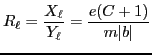 $\displaystyle R_\ell={\ensuremath{\displaystyle{\frac{{\ensuremath{\displaystyl...
...emath{\displaystyle{e(C+1)}}}}{{\ensuremath{\displaystyle{m\vert b\vert}}}}}}}
$