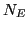 $ N_E$