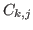 $ C_{k,j}$