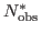 $ N_{\mathrm{obs}}^*$