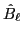 $ \hat{B}_\ell$