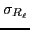 $ \sigma_{R_\ell}$