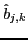 $ \hat{b}_{j,k}$