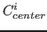 $C_{center}^{i}$