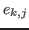 $ e_{k,j}$