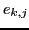 $ e_{k,j}$