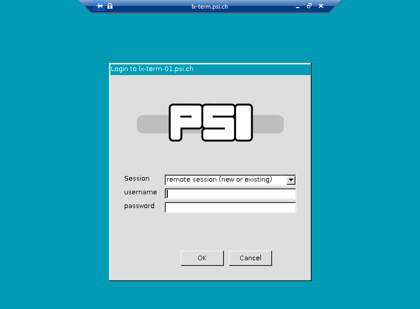 login on terminalserver